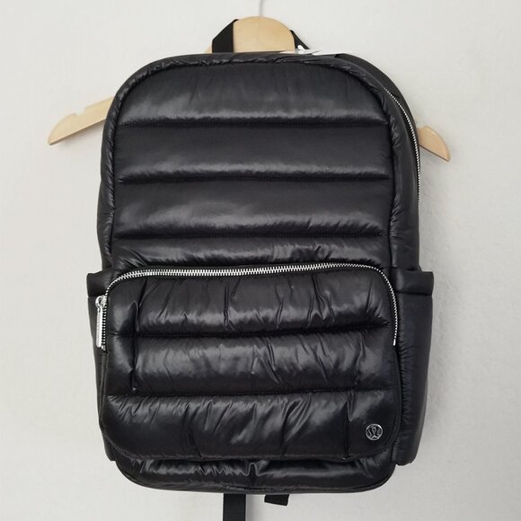 NEW Lululemon Everywhere Backpack Black Wunder Puff 22L Laptop School Gym Bag - Picture 8 of 15